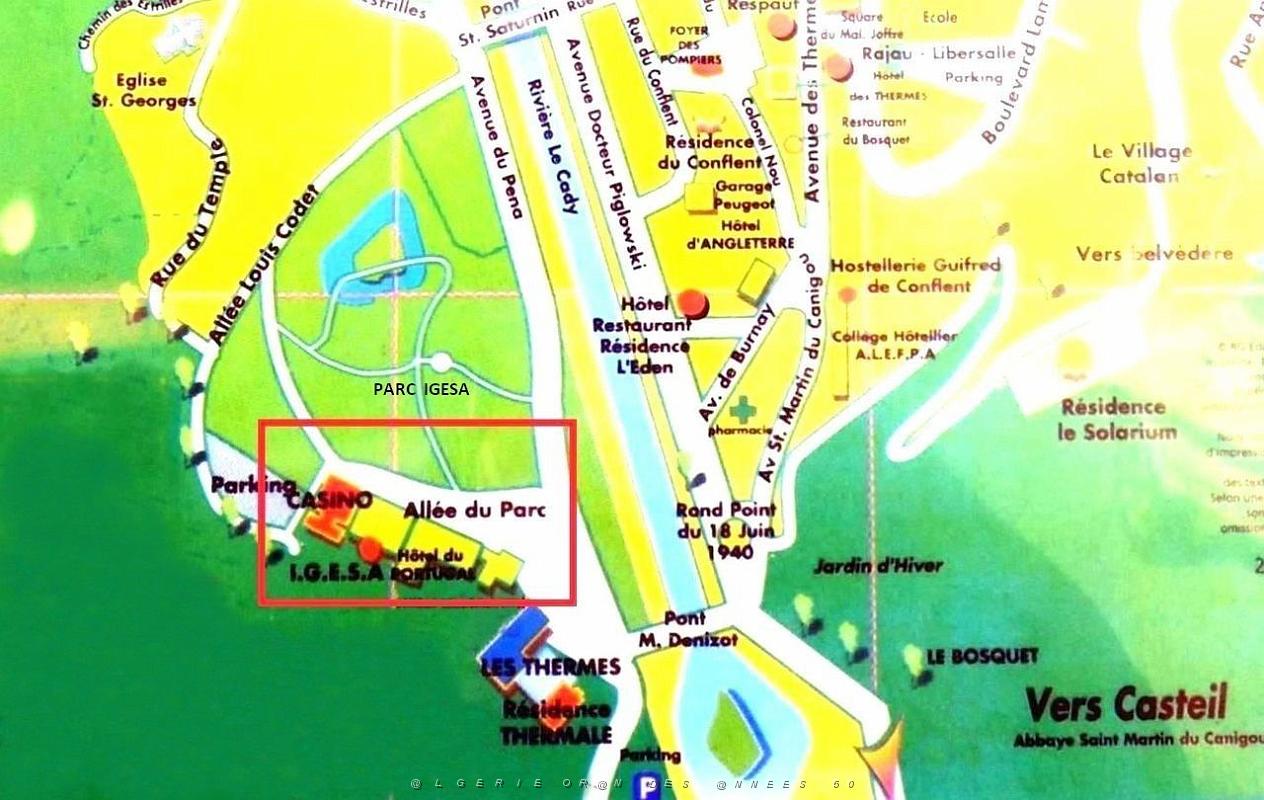 1 VERNET LES BAINS - PYRENEES ORIENTALES - HOTEL DU PORTUGAL(2).JPG
